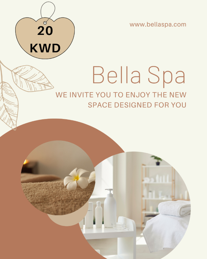Bella Spa – 20 KD Voucher on Relaxation Massage